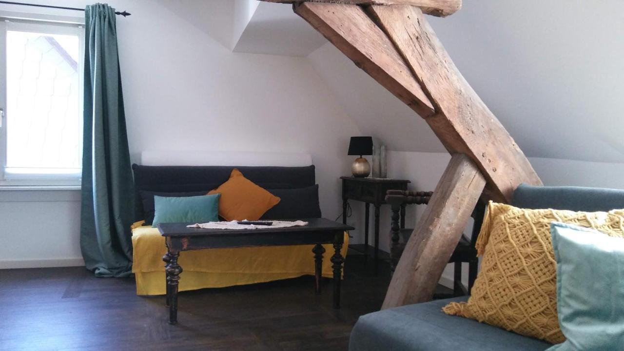 Manoir -1654- Historisch Schlafen In Monschaus Altstadt Eksteriør billede